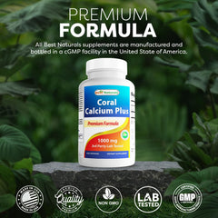 Non-GMO and gluten-free coral calcium supplement