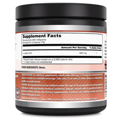 Non-GMO and gluten-free label for L-Lysine powder