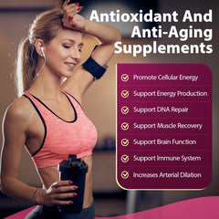 Non-GMO, gluten-free, third-party tested NAD supplement label