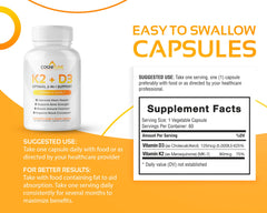 Non-GMO, gluten-free, vegan-friendly supplement label