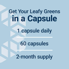 Non-GMO, gluten-free vegetarian 60-capsule bottle label