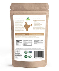 Non-GMO Project Verified seal on Ashwagandha powder packaging
