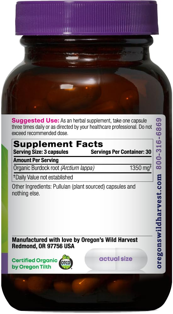 Non-GMO SGS certified Burdock root