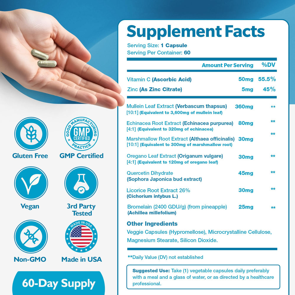 Non-GMO, USA-made in GMP-certified facility