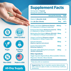 Non-GMO, USA-made in GMP-certified facility