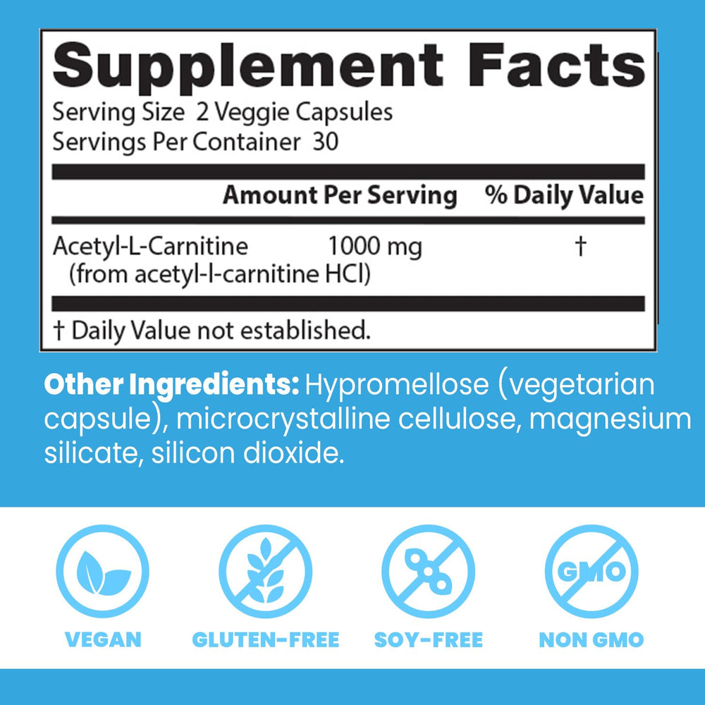 Badges indicating Non-GMO, Vegan, Gluten Free, Soy Free