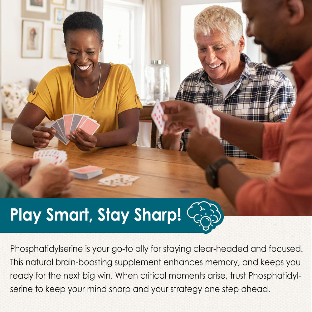 Non-GMO vegan phosphatidylserine gummies packaging