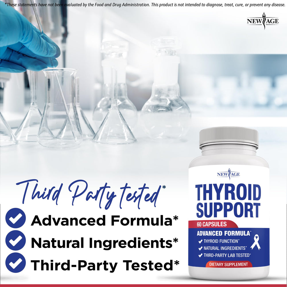 Non-GMO, vegetarian thyroid supplement