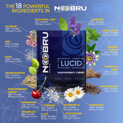 Noobru Lucid Sleep Powder with lemon balm