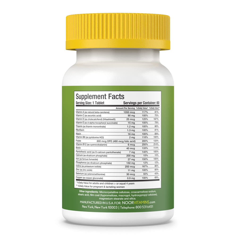 Daily capsules of Noor Vitamins Women's Multivitamin