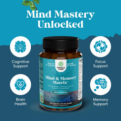 Label showing ingredients and vitamins for the supplement