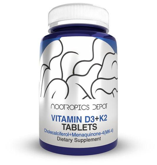 Product hero image for Nootropics Depot Vitamin D3 + K2 + Vitamin C tablets (60 count)