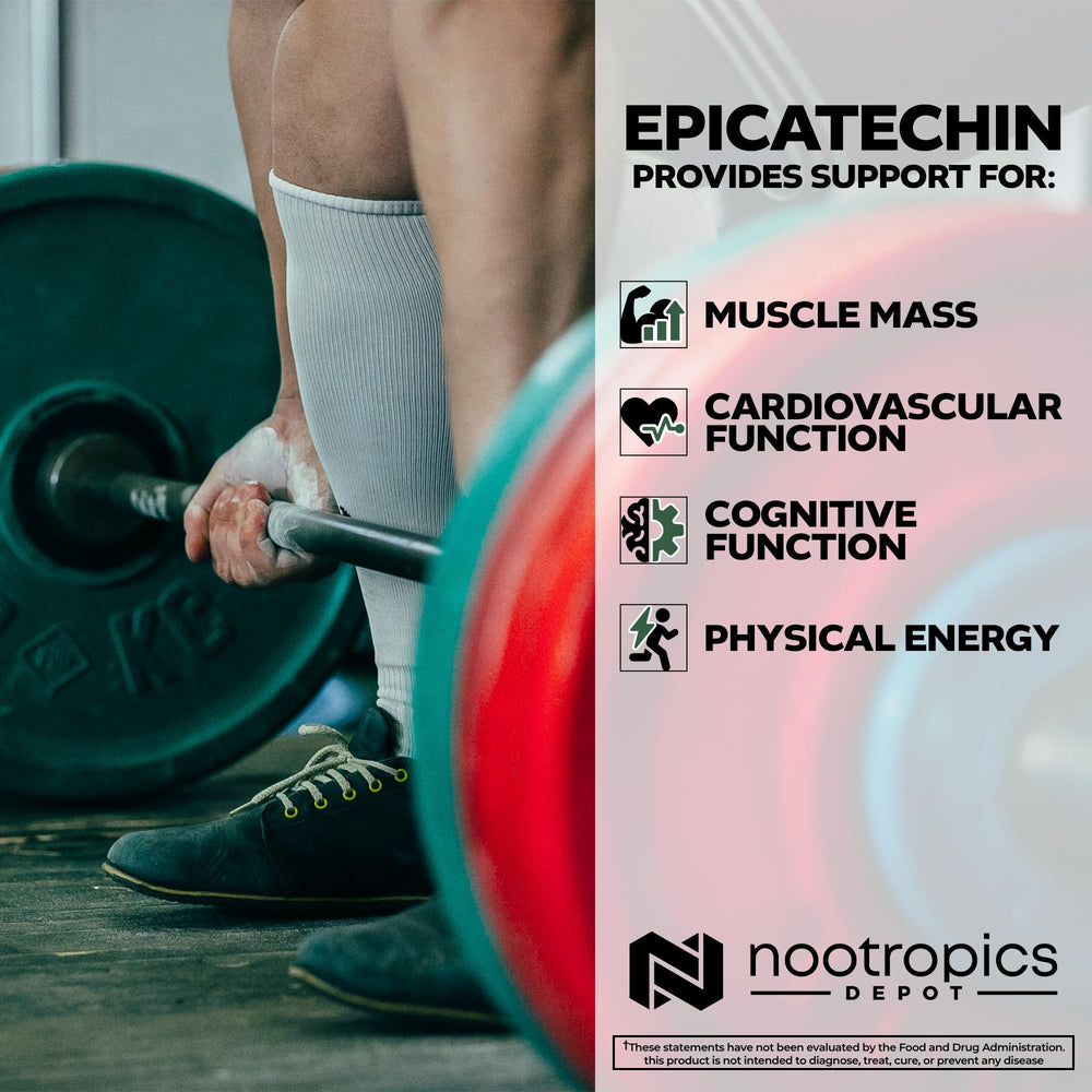 Green Tea Extract ingredient pictured with Epicatechin tablets