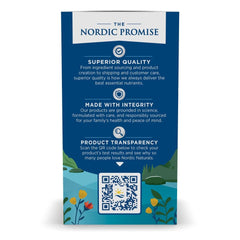 Nordic Naturals gels beside citrus zest highlight convenient daily intake.