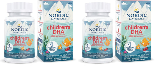 Nordic Naturals Children's DHA Strawberry bottle label