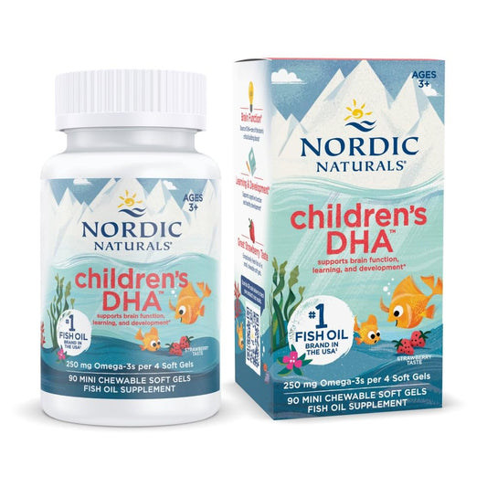 Nordic Naturals Children's DHA Strawberry bottle front view