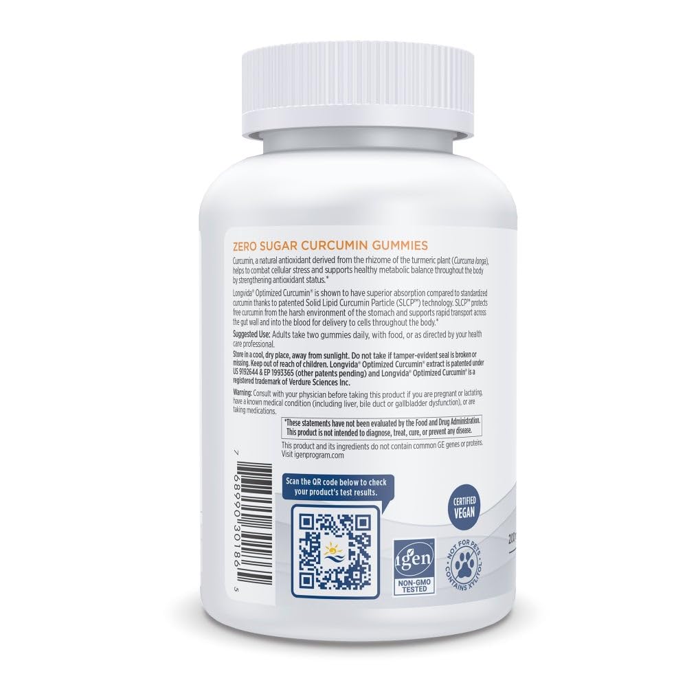 Curcumin Gummies Mango Zero Sugar packshot