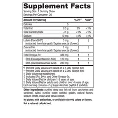The product packaging showing Nordic Naturals Eye Health Gummies label