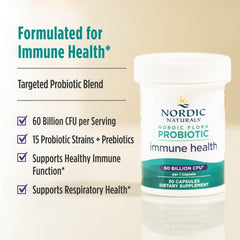 Nordic Naturals Nordic Flora Probiotic ingredients list highlights 15 strains