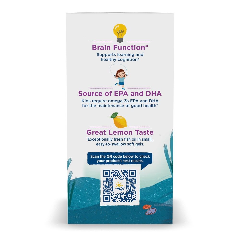 Front label of Nordic Naturals Complete Omega Jr Lemon bottle