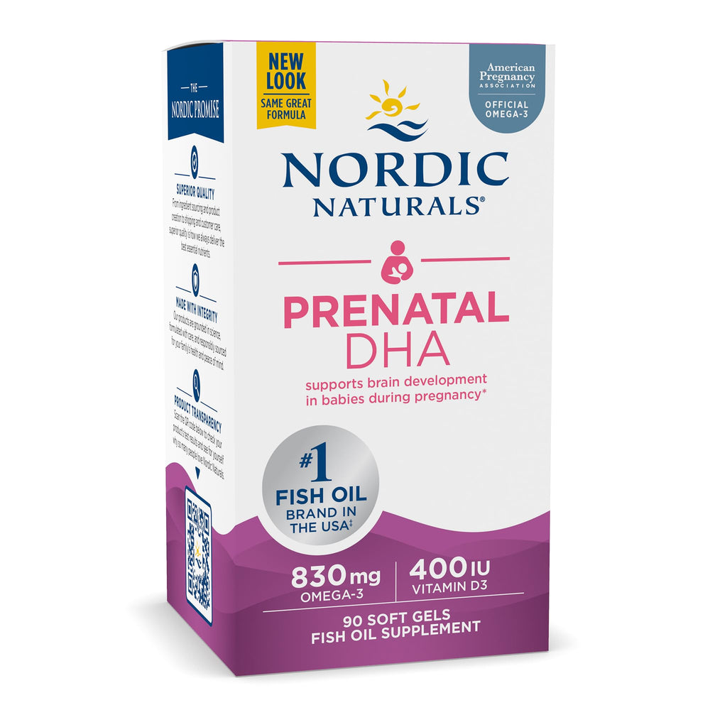 Nordic Naturals Prenatal DHA ingredients list