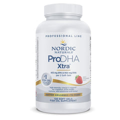 Nordic Naturals ProDHA 1000 strawberry bottle for brain and mood support.