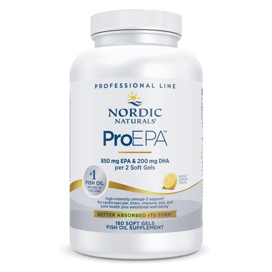 Nordic Naturals ProEPA Lemon bottle - front view