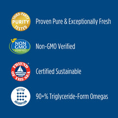 Nordic Naturals ProOmega 2000-D wild-caught fish source illustration supporting purity.