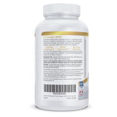 Nordic Naturals ProOmega 2000 bottle highlights triglyceride-form omega-3 for better absorption.