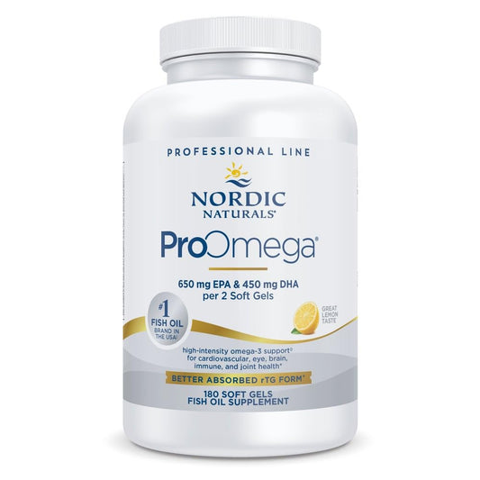 Nordic Naturals ProOmega Lemon Flavor bottle front view