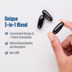 Non-GMO gluten-free dairy-free ingredients icons for Nordic Naturals Recovery Plus Unflavored