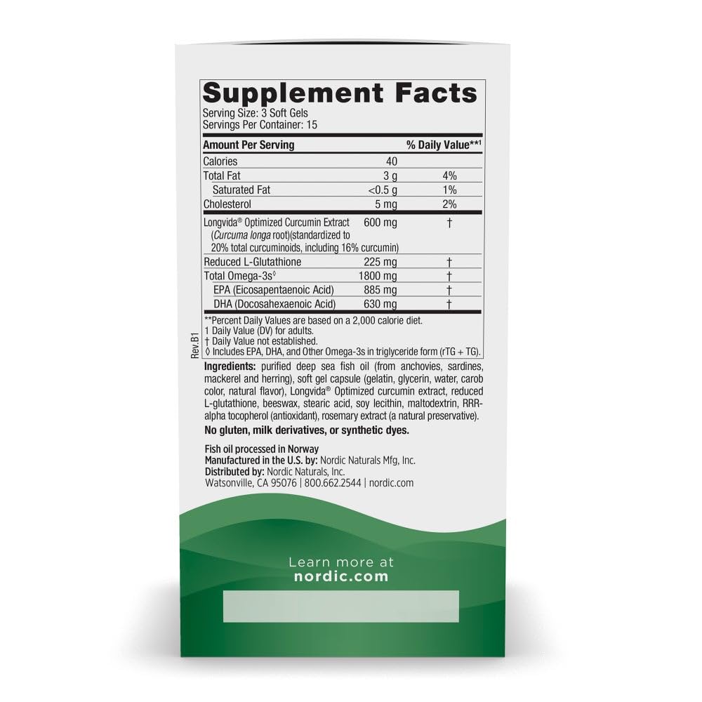 Graphic showing 1800 mg omega-3 content for Nordic Naturals Recovery Plus Unflavored