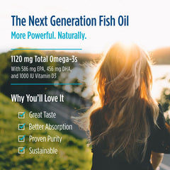 Sustainably sourced and ethically produced Nordic Naturals omega-3