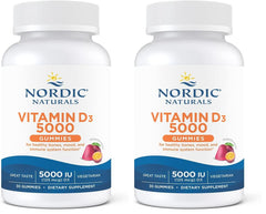 Hero image: Nordic Naturals Vitamin D3 5000 Gummies Passion Fruit, pack of 2