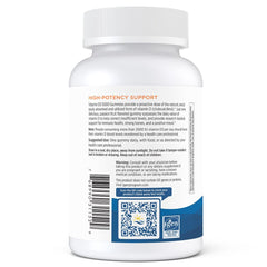 Nutrition details showing 125 mcg per gummy
