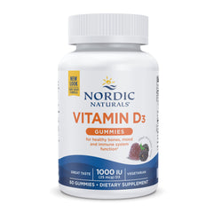 Nordic Naturals Vitamin D3 Gummies Wild Berry bottle