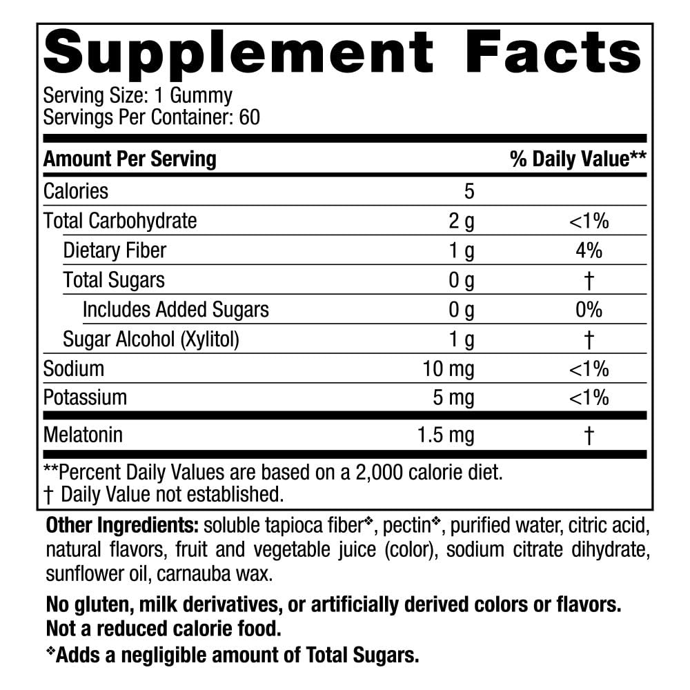 Nordic Naturals Raspberry Melatonin Gummies packaging