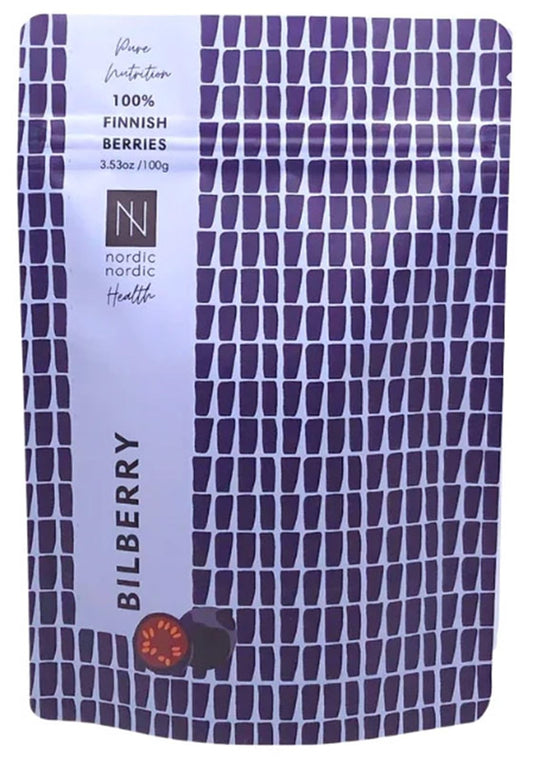 NordicNordic Bilberry Powder 100g front label