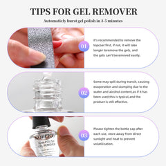 Norico remover bottle emits a subtle scent for comfortable use.