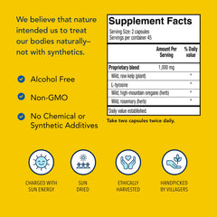 Thyroset product packaging – North American Herb & Spice