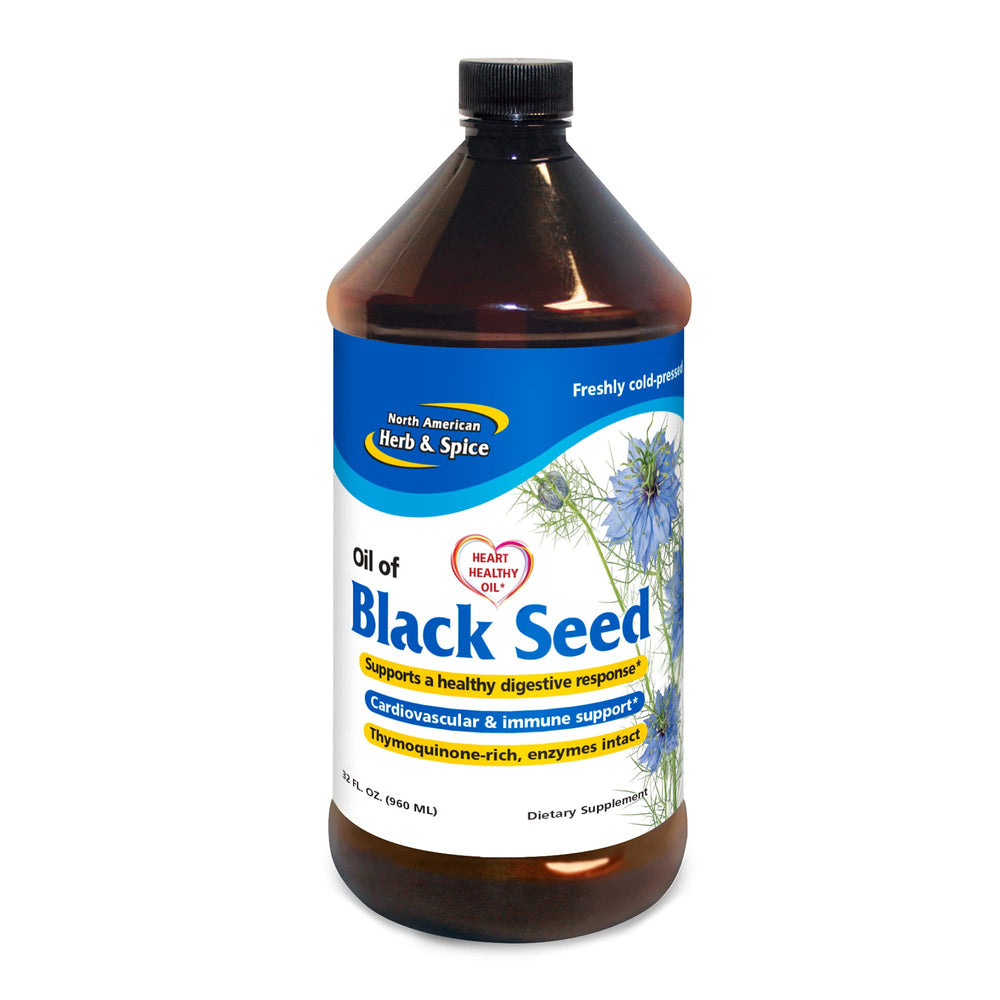 Bottle of North American Herb & Spice Black Seed Oil 32 oz
