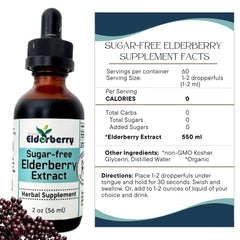 Dropper dispensing elderberry glycerite