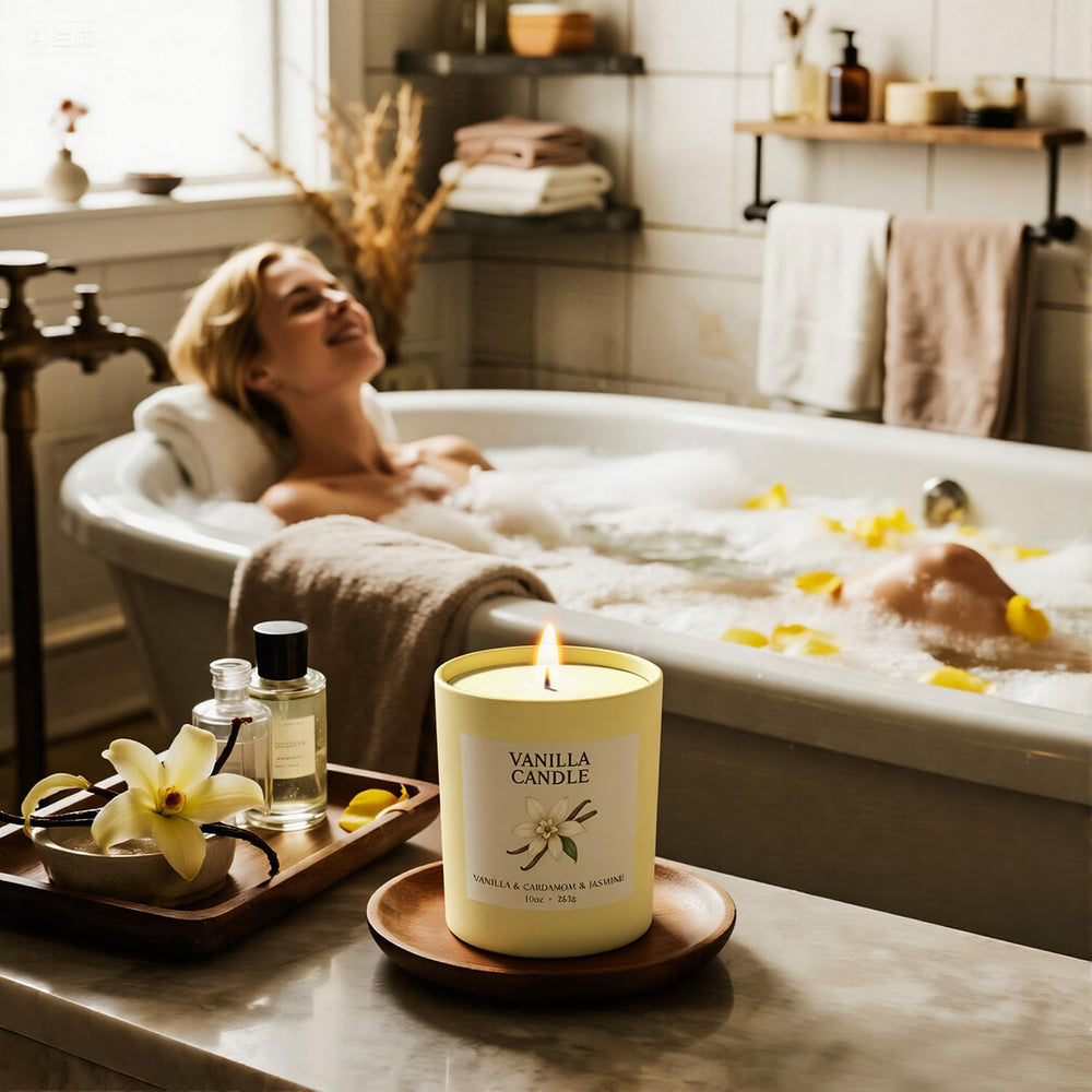 Vanilla scent with jasmine and cardamom notes