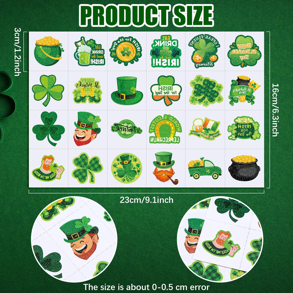 Nosiny glitter tattoos sheet 02 shows gold coins for playful parade accents