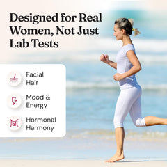 Nourished AndroEase Plus capsules on white background