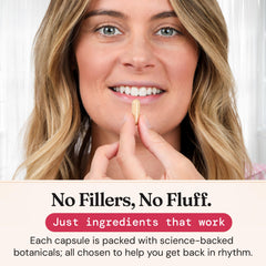Nourished AndroEase Plus ingredient-zinc-pill indicating mineral balance for energy