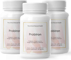 Nourished ProbIron bottle with 90 capsules