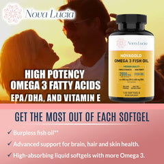 Burpless softgels with smooth texture