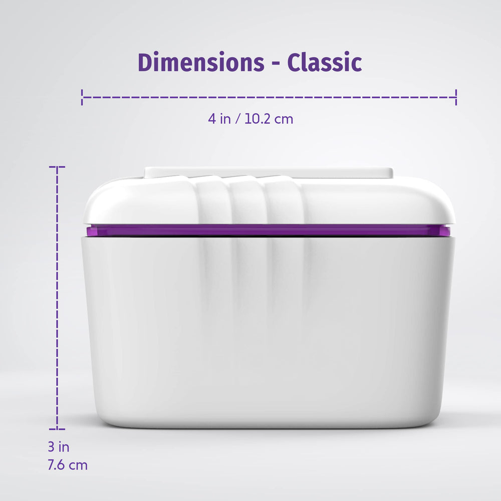 Suitable for dentures, aligners, retainers and night guards