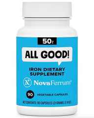 NovaFerrum All Good bottle label